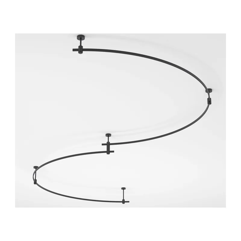 Esthetic Magnetic Шинопровод Round черный Ø1800 85218/00 Elektrostandard 4