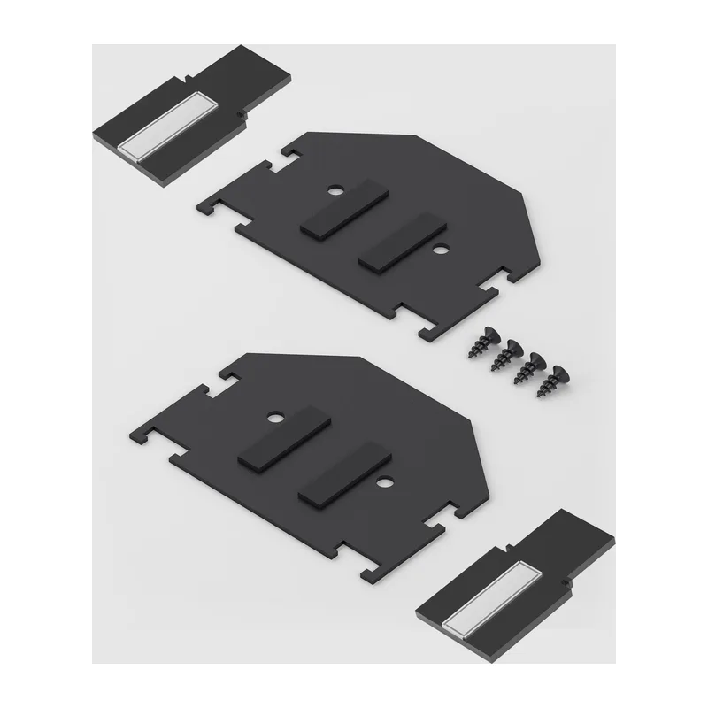 Slim Magnetic Комплект заглушек для шинопровода в натяжной потолок: торцевая и внутренняя черный 85233/00 Elektrostandard 3