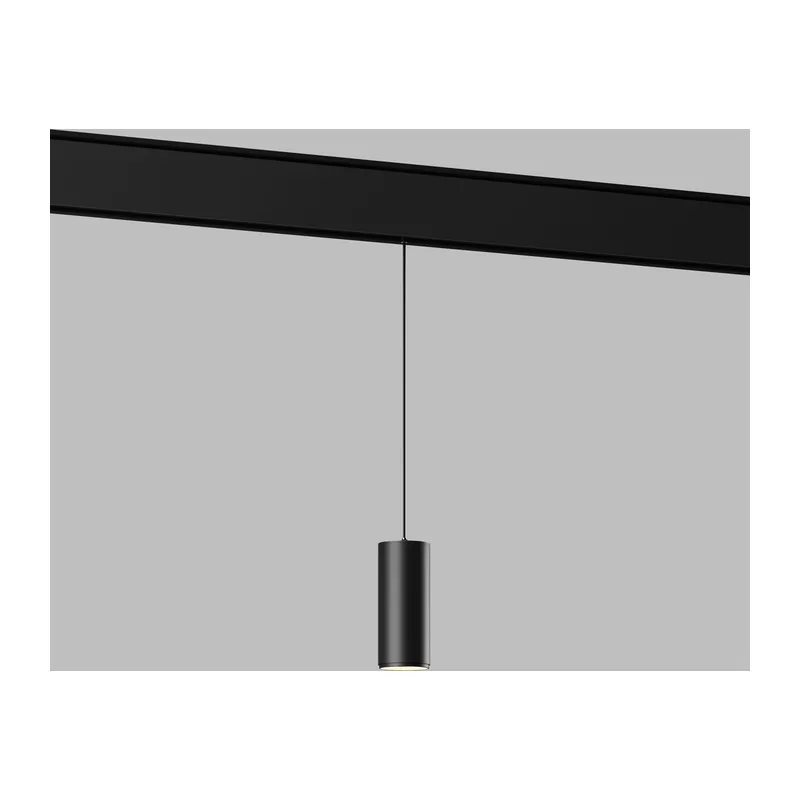 Slim Magnetic Трековый подвесной светодиодный светильник 7W 4200K Amend чёрный 85518/01 Elektrostandard