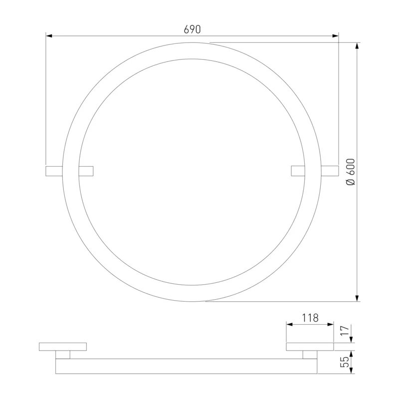 Slim Magnetic Трековый светильник 26W 4000K Most чёрный 85523/01 Elektrostandard 6