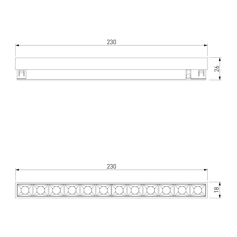 Brass Line Трековый светильник 10W 3000K латунь 85528/01 Elektrostandard 8