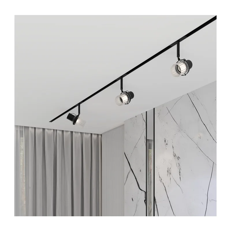 Slim Magnetic Трековый светильник со стеклянным плафоном 10W 4000K черный 85532/01 Elektrostandard 6