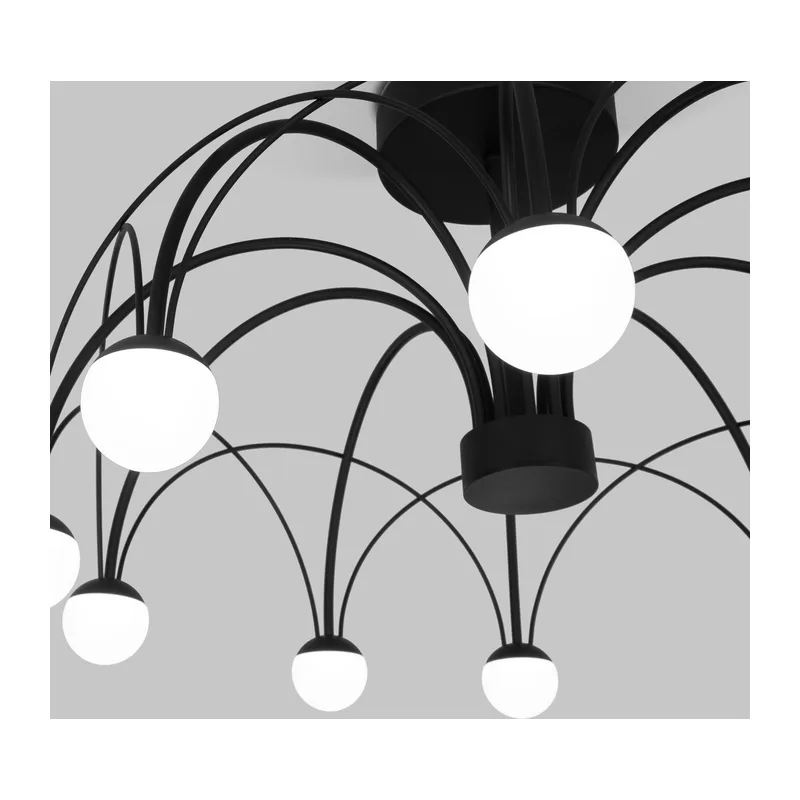 Потолочный светодиодный светильник Ragno 90035/10 LED черный Eurosvet 2