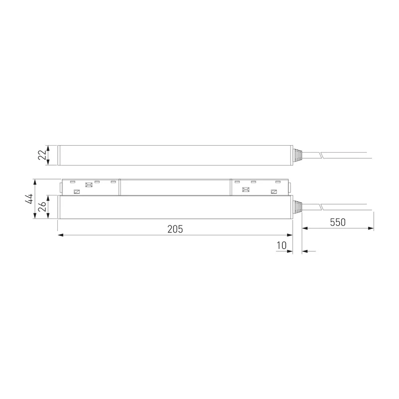 Slim Magnetic Блок питания 100W черный 95043/00 Elektrostandard 5