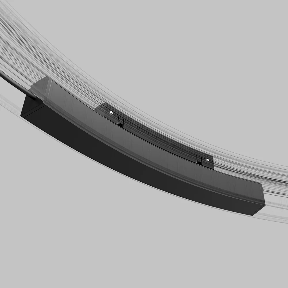 Slim Magnetic Блок питания 100W для радиусного шинопровода черный Ø 800mm 95055/00 Elektrostandard