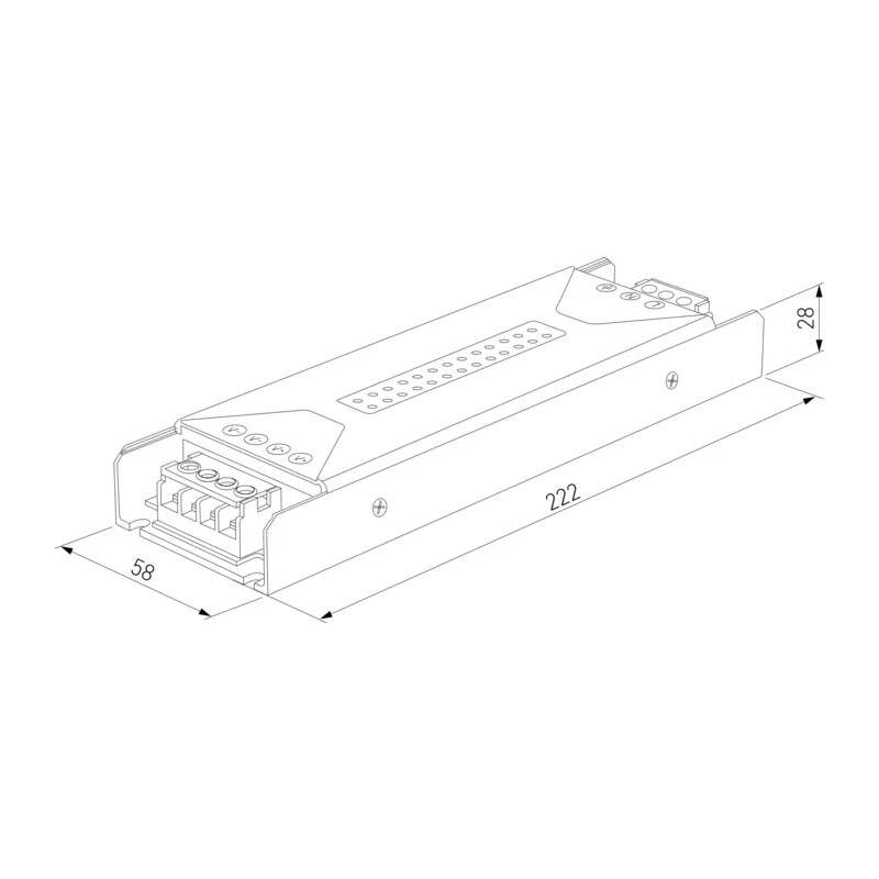 Блок питания 400W 24V IP20 95065/00 Elektrostandard 3