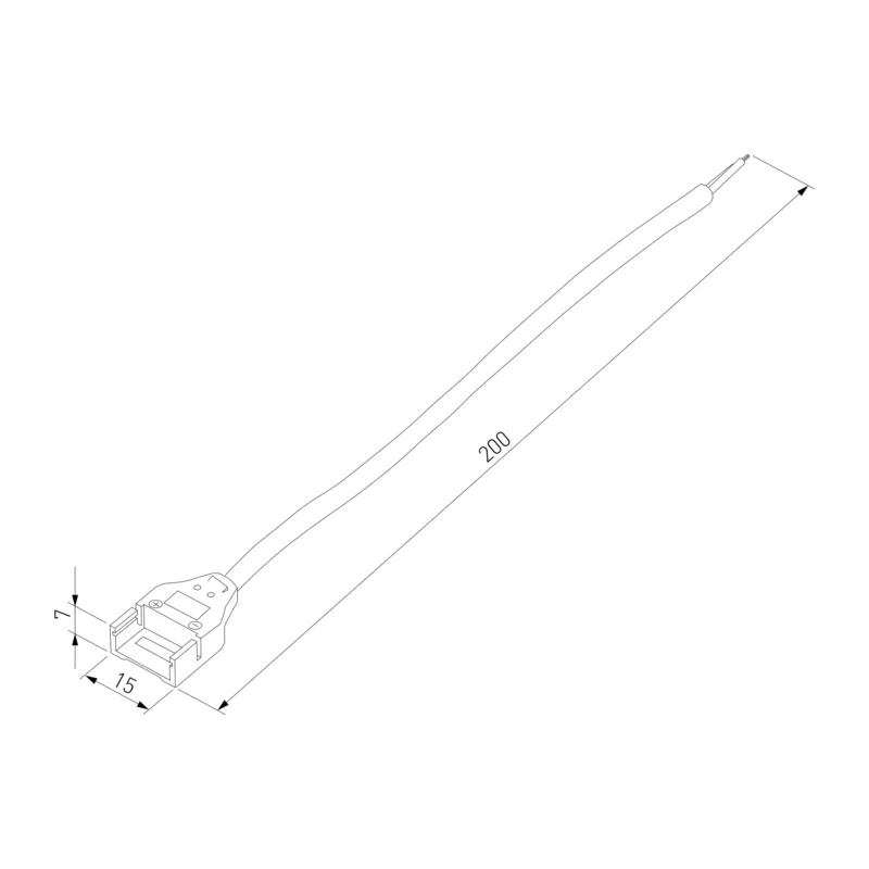 Коннектор для лент COB 24V 480Led 14W IP68 гибкий односторонний 95133/00 Elektrostandard 4