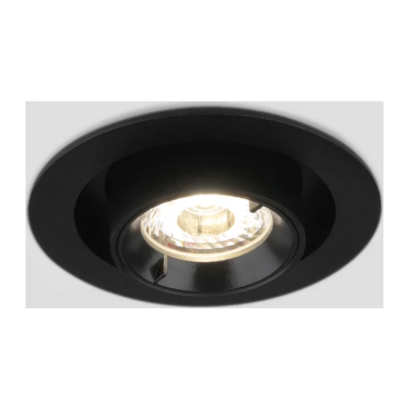 Встраиваемый точечный светодиодный светильник 9917 LED 10W 4200K черный матовый Elektrostandard 3