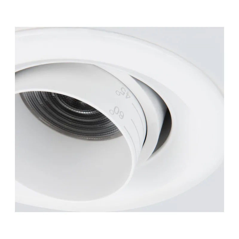 Встраиваемый светодиодный светильник с регулировкой угла освещения 9919 LED 10W 4200K белый Elektrostandard 5