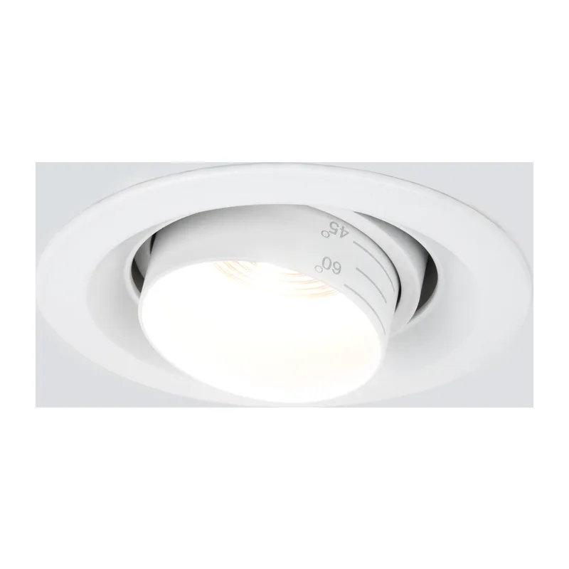 Встраиваемый светодиодный светильник с регулировкой угла освещения 9919 LED 10W 4200K белый Elektrostandard