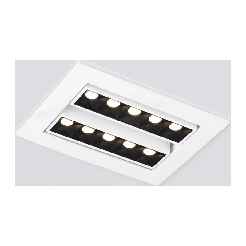 Встраиваемый точечный светодиодный светильник 9923 LED 20W 4200K белый/черный Elektrostandard