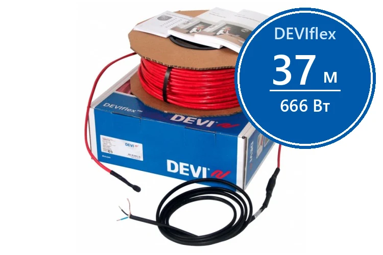 DEVIflex 18T (DTIP18T) - кабель Devi 37м