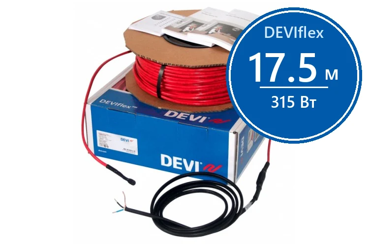 DEVIflex 18T (DTIP18T) - кабель Devi 17,5м