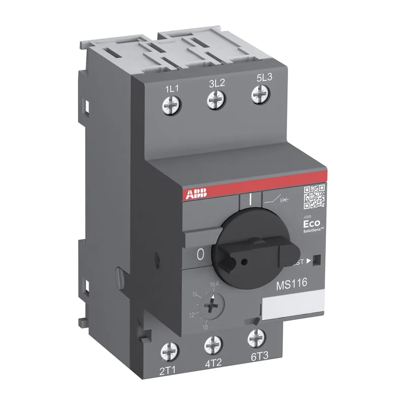 Автомат ABB MS116-0.63 50 кА с регулир. тепловой защитой 0,40A-0,63А 1SAM250000R1004