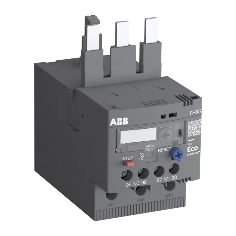 Реле ABB перегрузки тепловое TF65-60 диапазон установки 50.0-60.0А для контакторов AF40, AF52, AF65 класс перегрузки 10