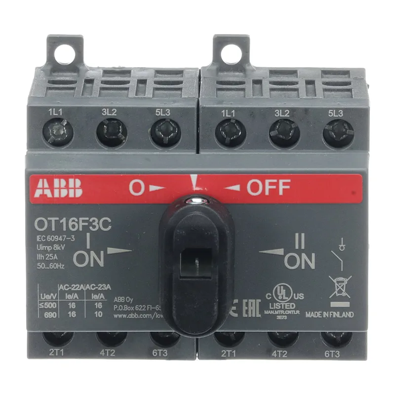 ABB Реверсивный рубильник OT16F3C 16А 2