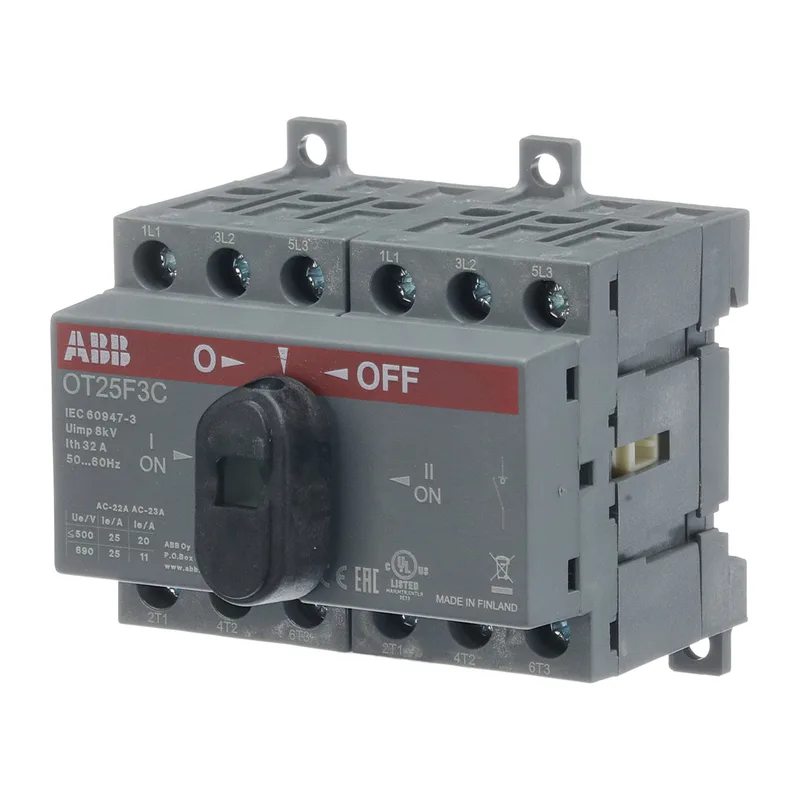 ABB Реверсивный рубильник OT25F3С 25А 3