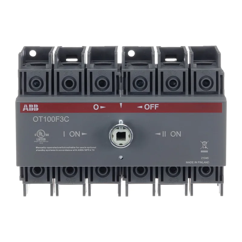ABB Реверсивный рубильник OT100F3C 100А (без ручки) 2