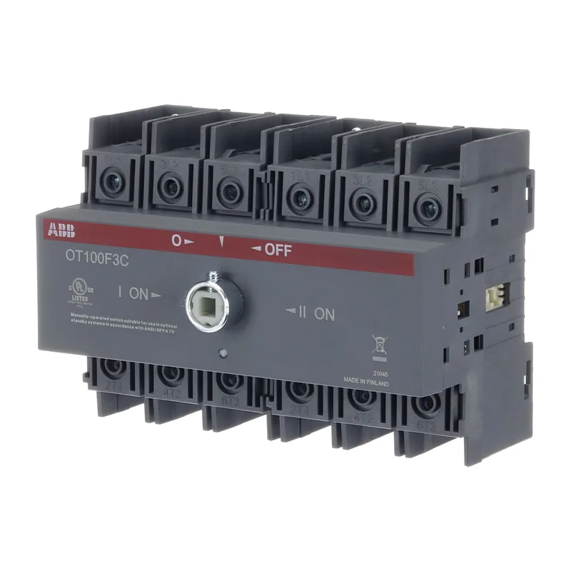 ABB Реверсивный рубильник OT100F3C 100А (без ручки) 3