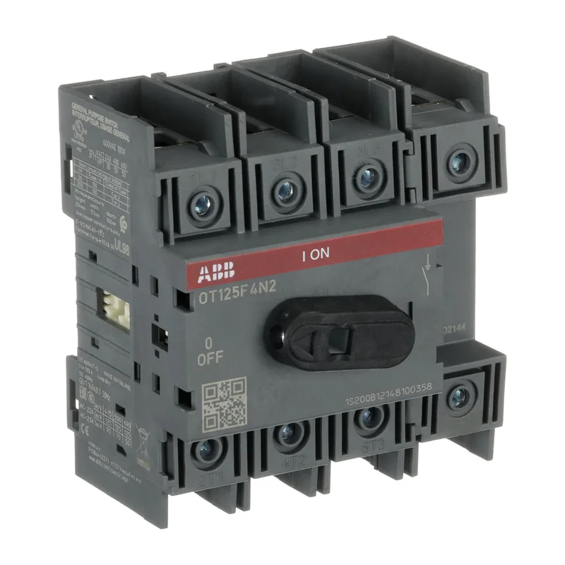 ABB Рубильник 4х-полюсный OT125F4N2 125А 3