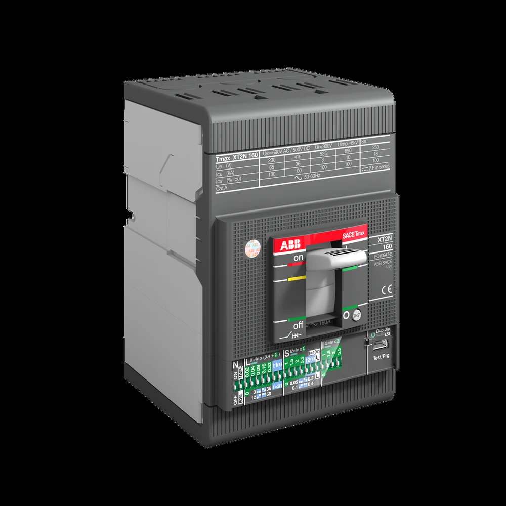 XT2N 160 Ekip LS/I 63A Выключатель автоматический 3- полюсный, 63А, 36kA F F ABB 1SDA067056R1