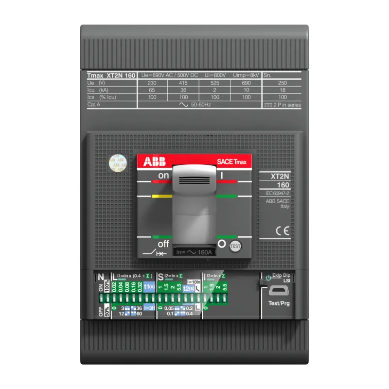 Автомат ABB XT2N 160 Ekip LS/I In=160A 3p F F Выключатель автоматический 1SDA067058R1 2