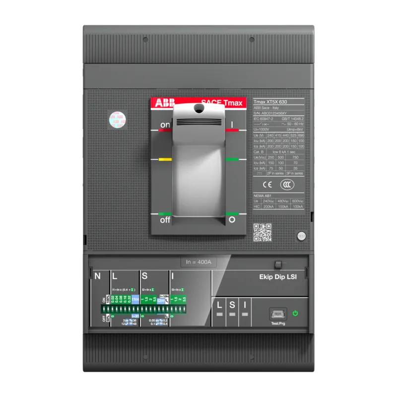 XT5S 630 Ekip Dip LS/I In=630 3p F F Выключатель автоматический ABB 1SDA100425R1 2