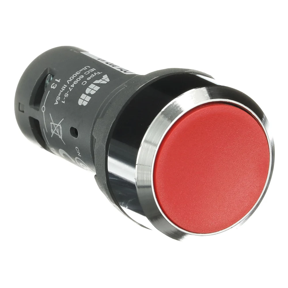 Кнопка CP1-30R-10 без фикс. 1HO красн. ABB 1SFA619100R3011