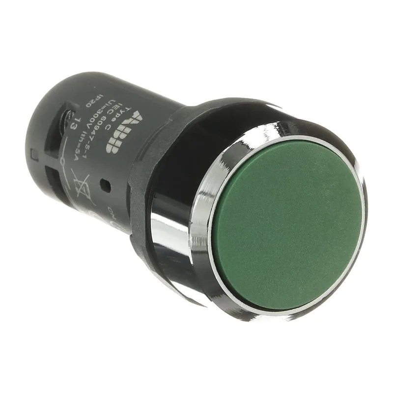 Кнопка CP1-30G-10 без фикс. 1HO зел. ABB 1SFA619100R3012 2
