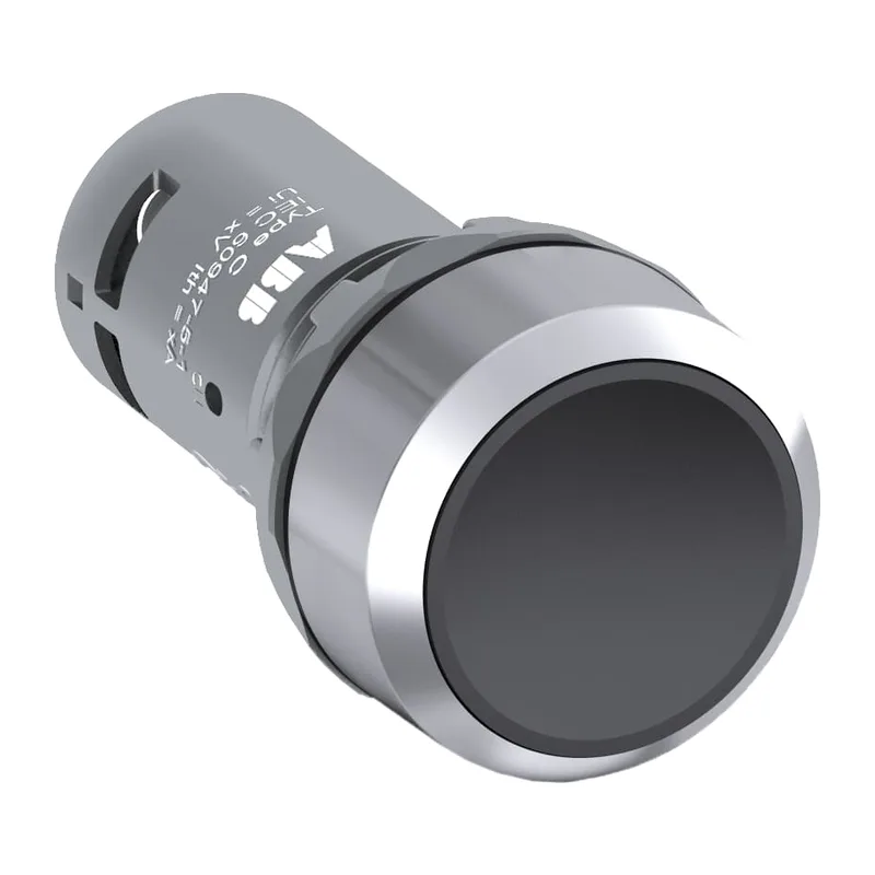 Кнопка CP1-30B-10 черная без фиксации 1HO ABB 1SFA619100R3076