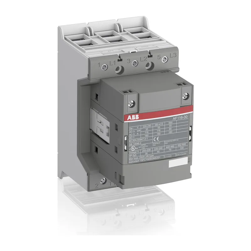 ABB AF116-30-00-13 Контактор 3-х полюсный с универсальной катушкой управления 100-250B AC/DC (1SFL427001R1300)