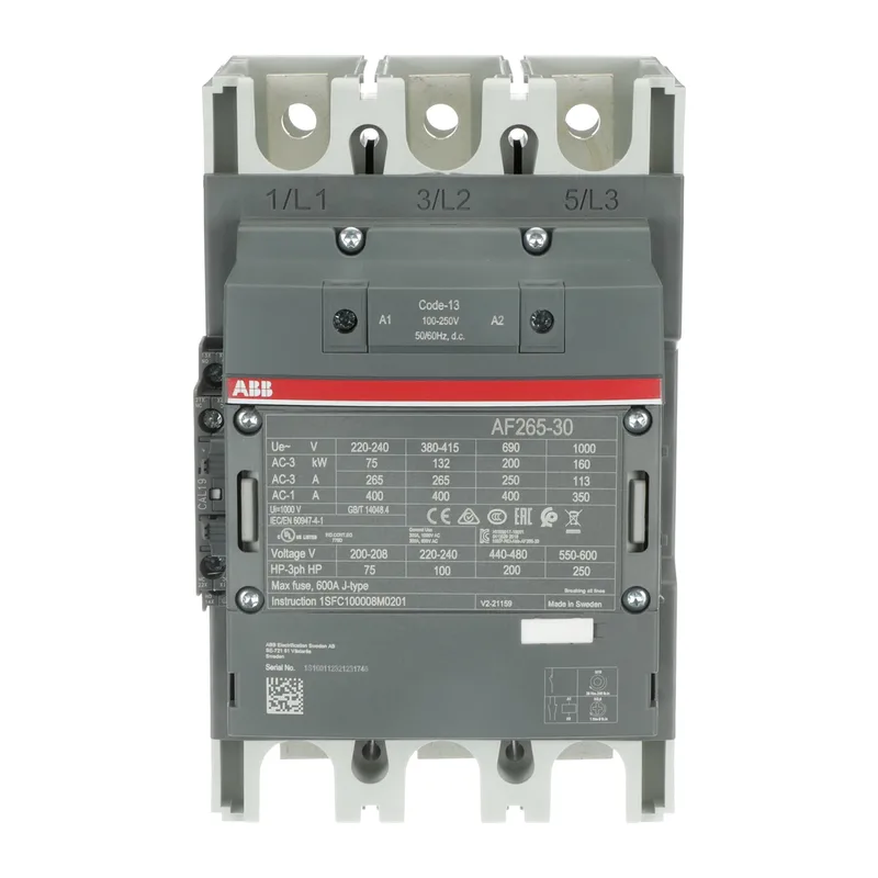 ABB AF265-30-11-13 Контактор 3-х полюсный с катушкой управления 100-250B AC/DC