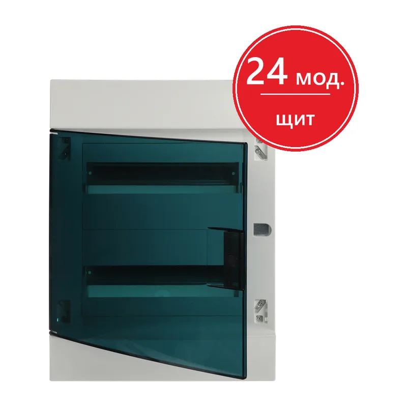 ABB Mistral41 Бокс в нишу 24М зеленая дверь (с клеммами) 1SLM004101A1205