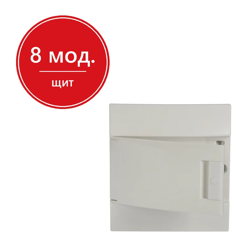 ABB Mistral41 Бокс в нишу 8М непрозрачная дверь (c клемм)