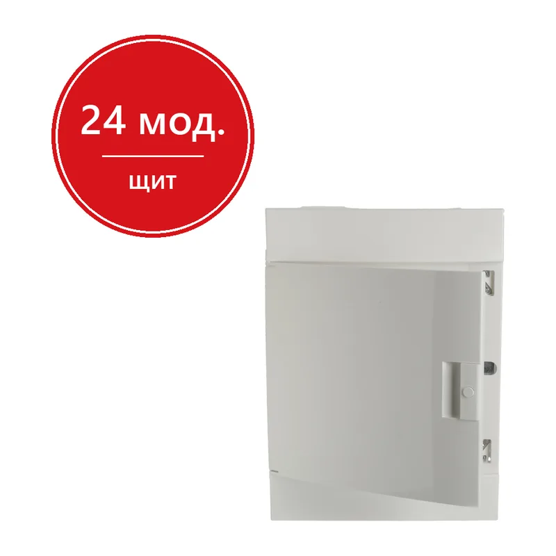 ABB Mistral41 Бокс в нишу 24М непрозрачная белая дверь (c клеммами) 1SLM004102A1105