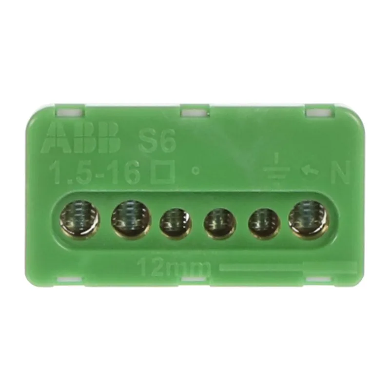 ABB Клеммник винтовой PE3x16-3х6мм PEK/S06