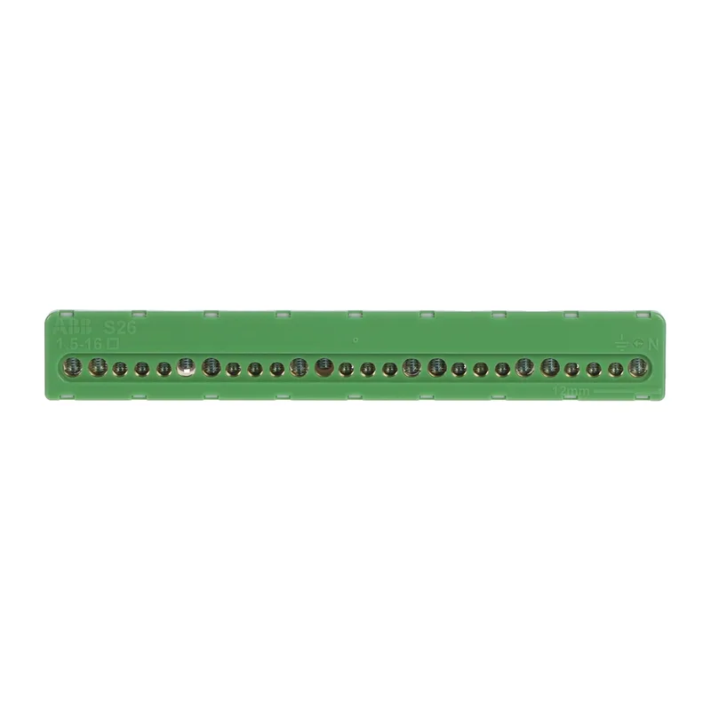 ABB Клеммник винтовой PE11x16-15х6мм PEK/S26