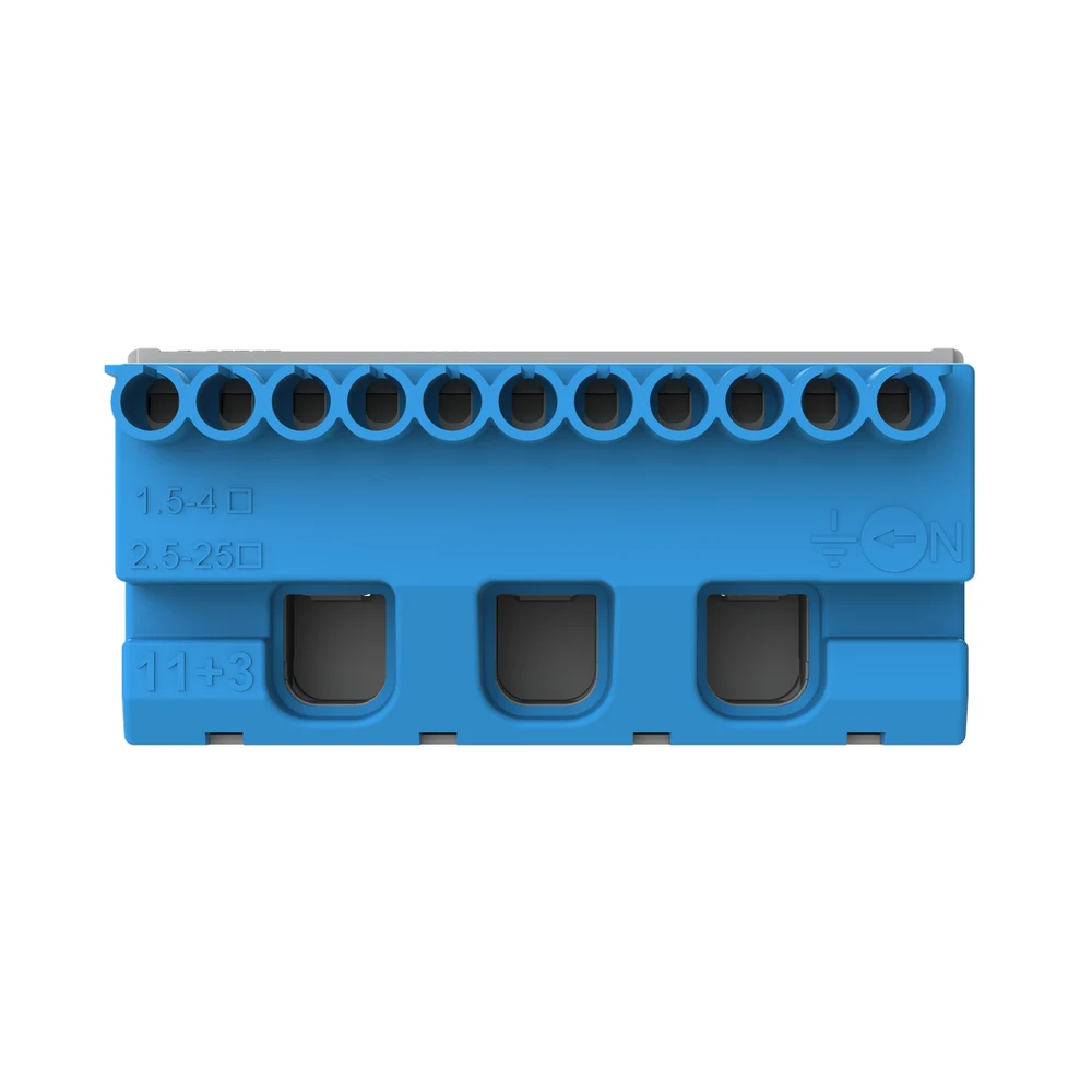 ZK113B Клеммник самозажимной (синий) ABB N11x4+3x25мм 1SPE007715F9704 2