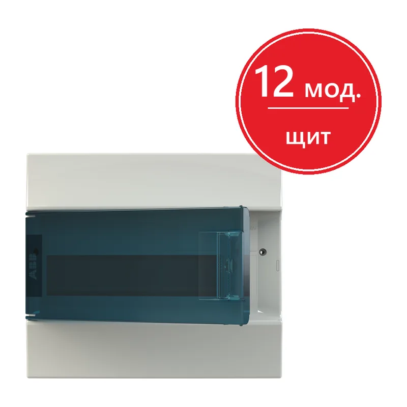ABB Mistral41 Бокс настенный 12М зеленая дверь (с клемм)