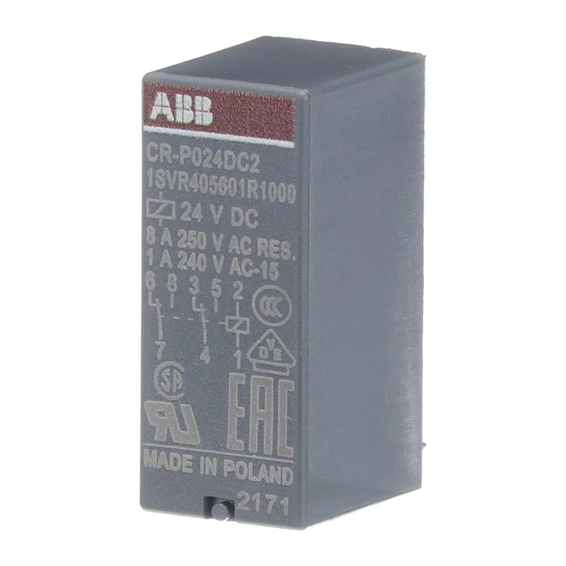 Реле втычное ABB CR-P024DC2 24B DC 2ПК (8А) 2