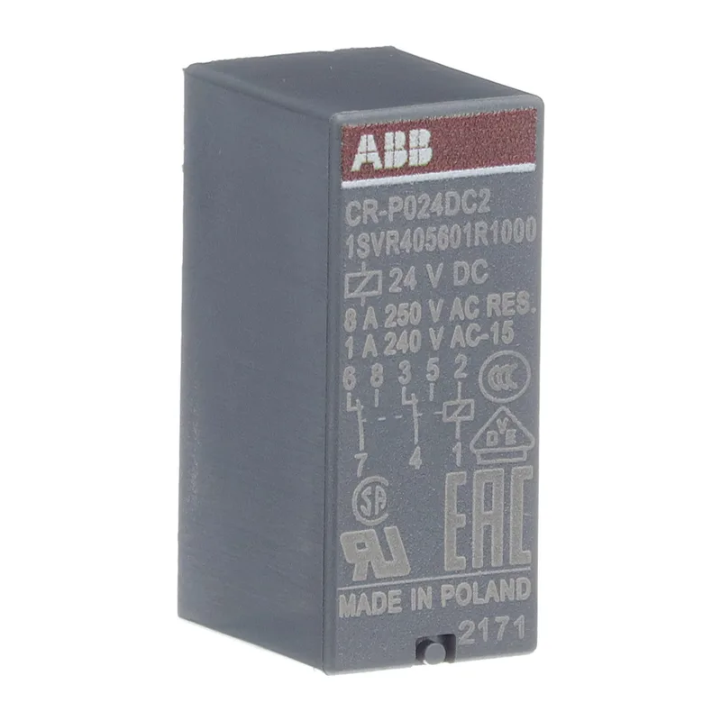 Реле втычное ABB CR-P024DC2 24B DC 2ПК (8А)