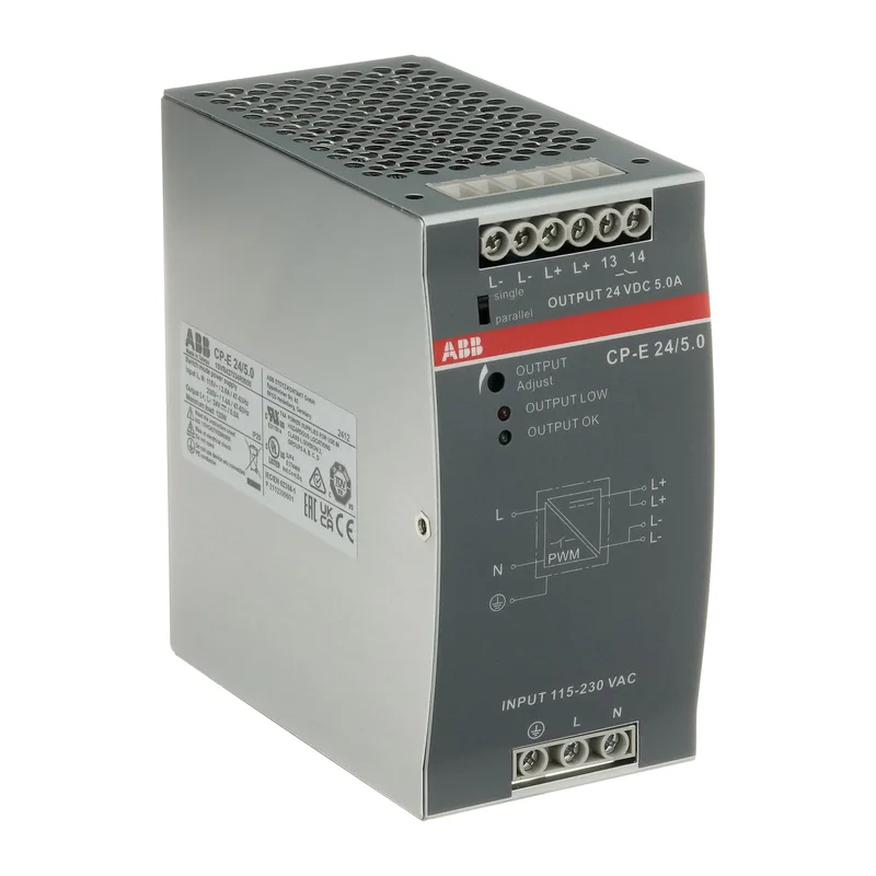 ABB CP-E 24/5.0 Блок питания вход 90-132 186-264В AC 1SVR427034R0000