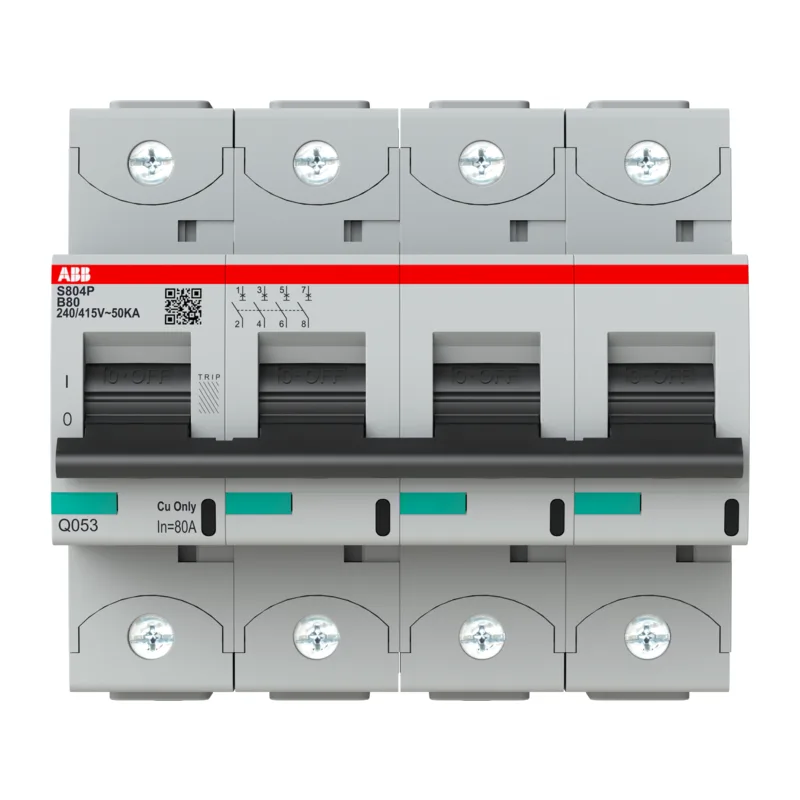 Автоматический выключатель ABB S804P B80 4P 2CCG001223R0001 2