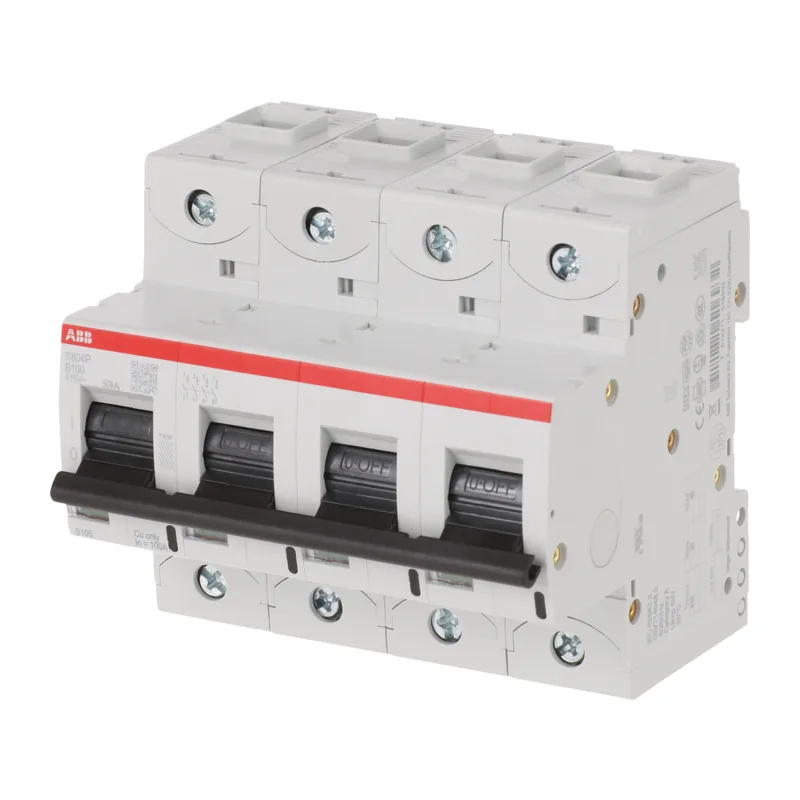 Автоматический выключатель ABB S804P B100 4P 2CCG001224R0001 3
