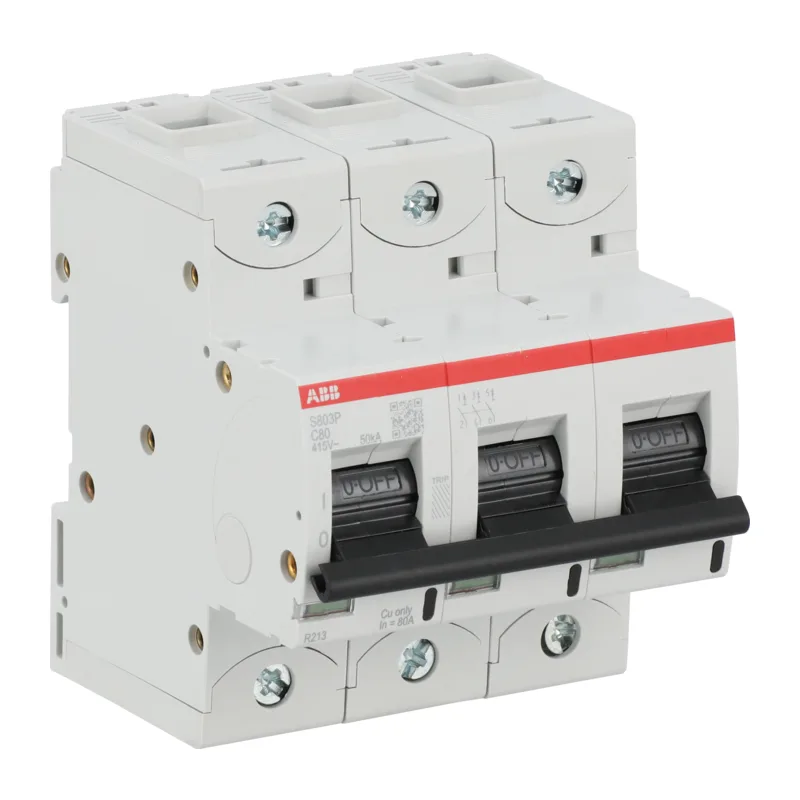 Автоматический выключатель ABB S803P C80 3P 80A (C) 50кА (4.5 мод.) 2CCG001232R0001 4