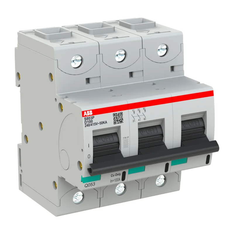 Автоматический выключатель ABB S803P D100 3P 2CCG001245R0001 4