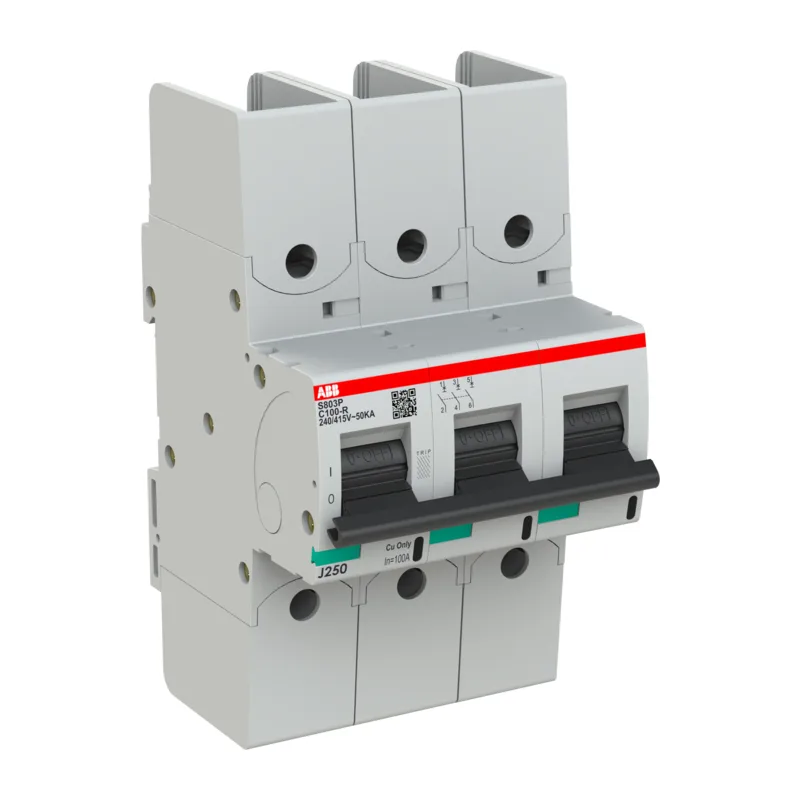 Автоматический выключатель ABB S803P C100-R 100А 50кA с кольцевой клеммой 2CCG001287R0001 4
