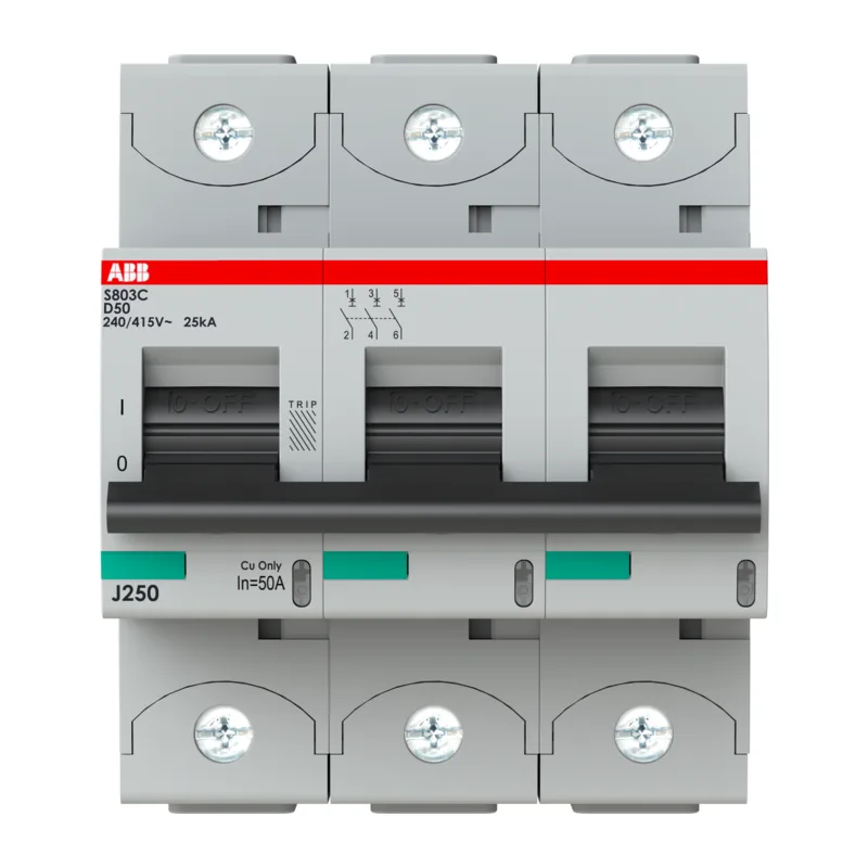 Автоматический выключатель ABB S803C D50 3P 2CCS883001R0501 2
