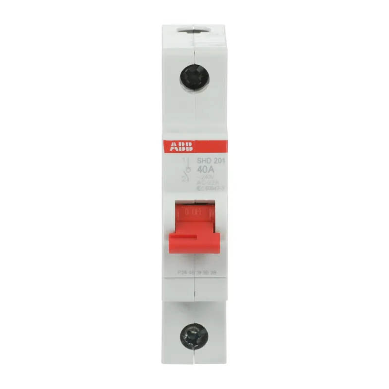 ABB SHD201 Рубильник 1P 40A рычаг красный 2CDD271111R0040 2
