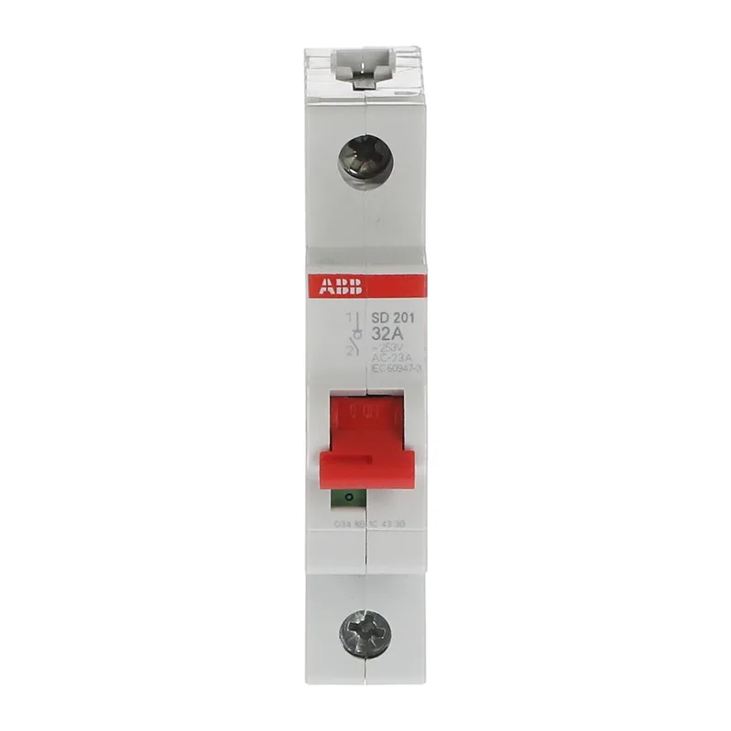 ABB SD201 Рубильник 1P 32A рычаг красный 2